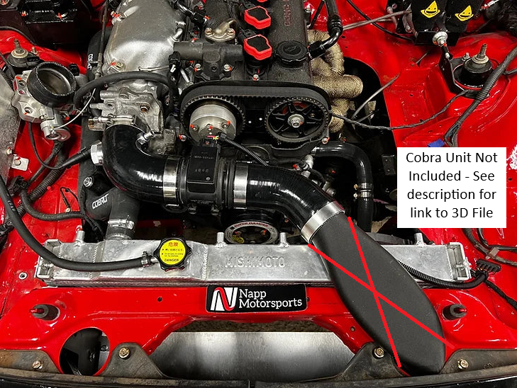 NA Miata Cobra Cold Air Intake - MAF (1.8 Only)