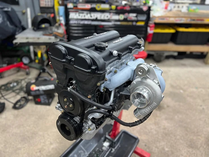 Miata Coolant Neck Turbo Feed