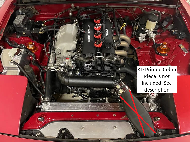NA Miata Cobra Cold Air Intake Kit - Standalone ECU/GM IAT (1.8 Only ...