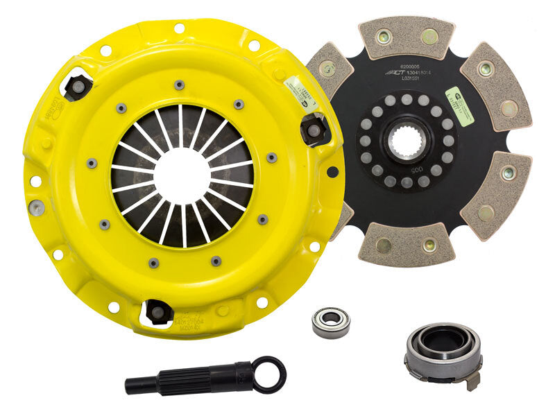 ACT Clutch Kit - 1990-2005 Mazda Miata (NA/NB) - 1990-1993 (1.6L) / Extreme - Race Rigid 6 Pad