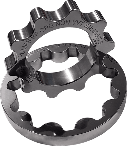 Boundary billet oil pump gears for non-VVT Miata BP engine