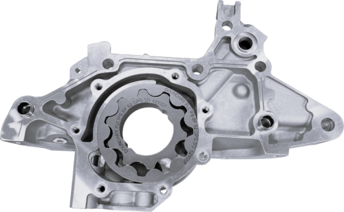Boundary Miata oil pump with housing open showing the gears