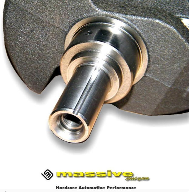 Massive Speed keyed Duratec / MZR crankshaft snout