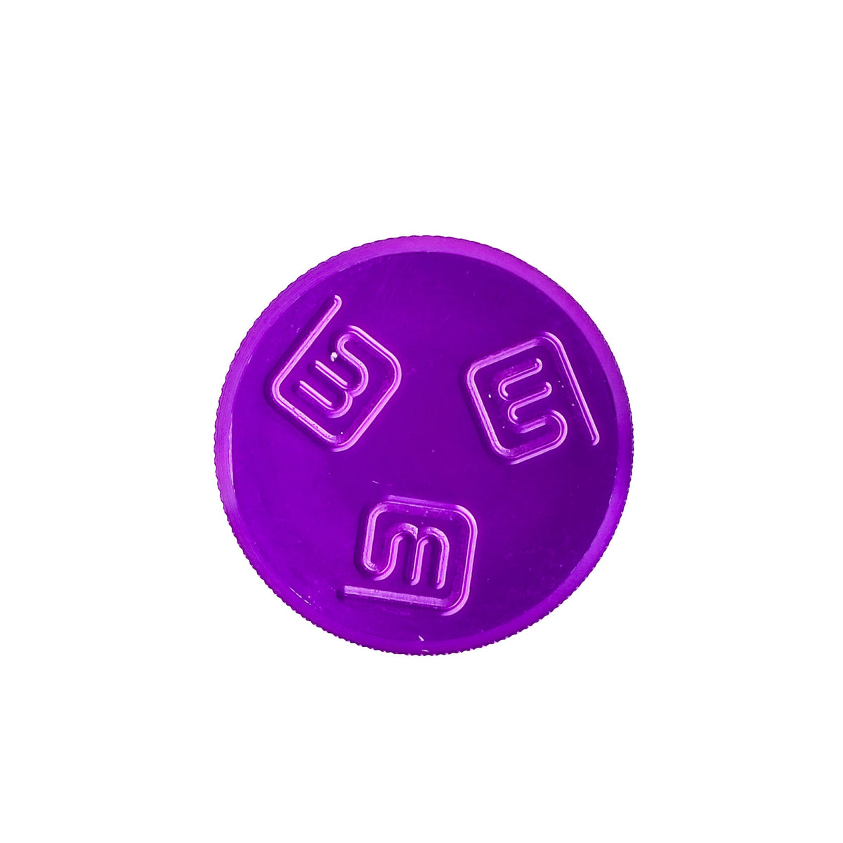 Massive Speed Signature oil fill cap, half turn, purple anodized