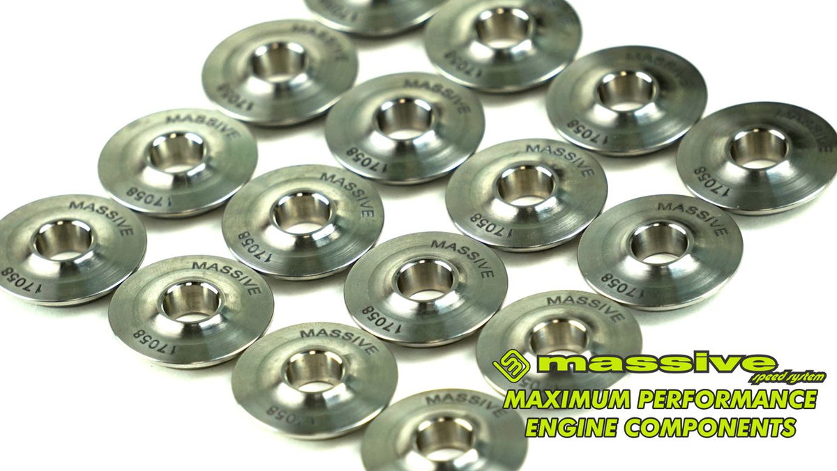 Massive Speed titanium valve spring retainers